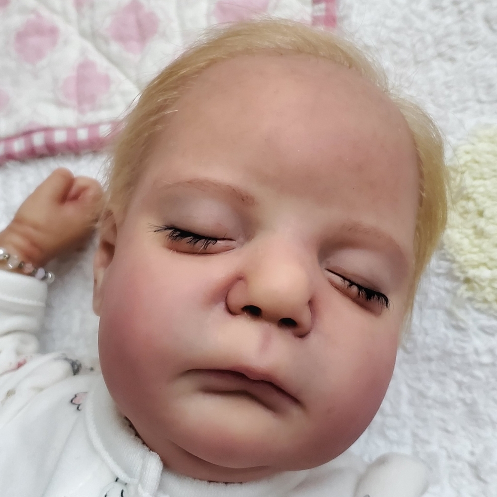 Artist painted reborn baby preemie girl